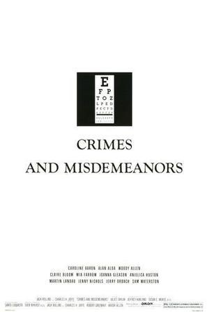 ,《Crimes and Misdemeanors》海报