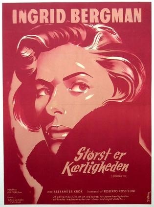 ,《Europa '51》海报