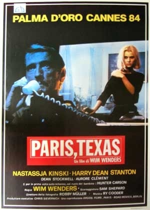 ,《Paris, Texas》海报